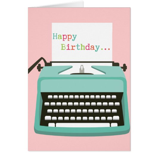 Typewriter with Note Cards (Front)