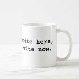 Be Here Now Office Products Supplies Zazzle Typewriter Write Here Now Writer Cup