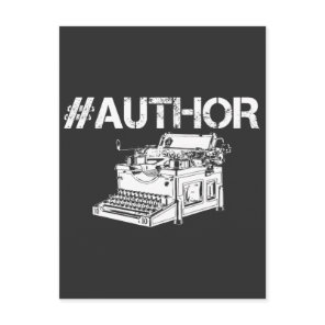 Typewriter Writing Author Journalist Book Writter Postcard