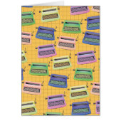 Typewriters pattern cartoon. (Front)