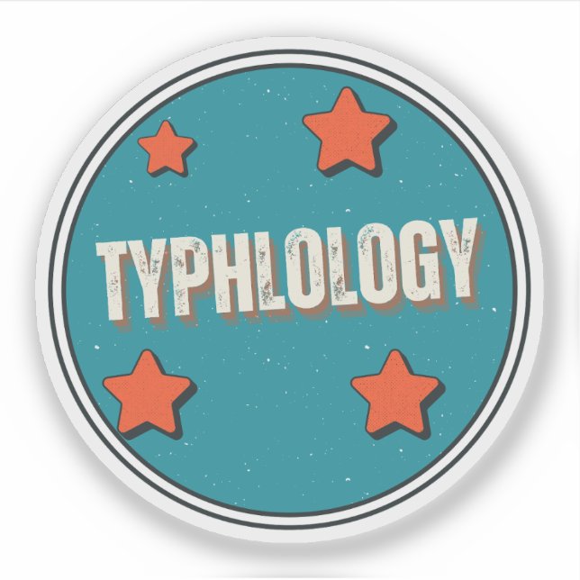 Typhlology Sticker (Front)