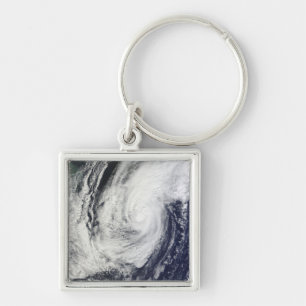 Typhoon Chaba over the Ryukyu Islands, Japan Keychain