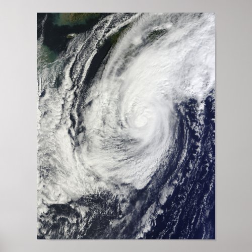 Typhoon Chaba over the Ryukyu Islands Japan Poster
