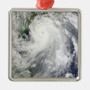Typhoon Chanthu Metal Ornament