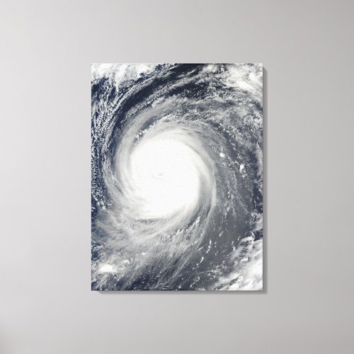 Typhoon Choi_wan south of Japan Pacific Ocean Canvas Print