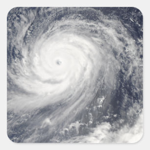 Typhoon Choi-wan west of the Mariana Islands Square Sticker