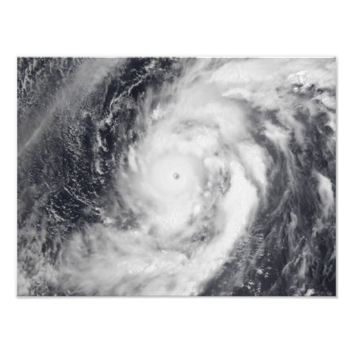 Typhoon Damrey in the western Pacific Ocean Photo Print