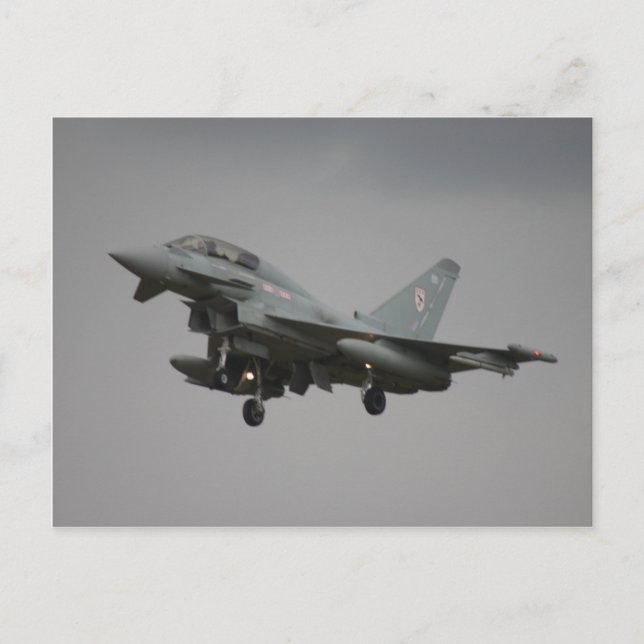 Typhoon Euro fighter Postcard (Front)