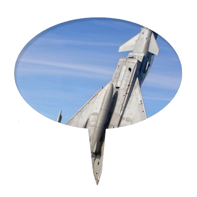 Typhoon Fighter Jet Cake Topper (Front)