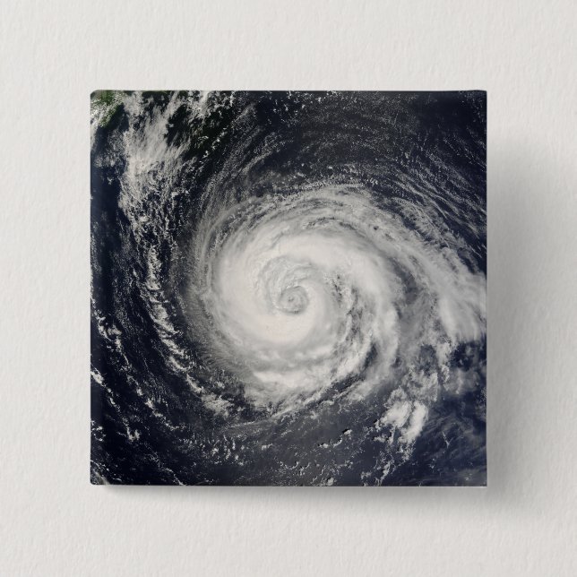 Typhoon Fitow Button (Front)