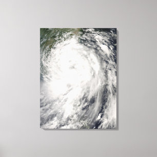 Typhoon Fung-wong Canvas Print