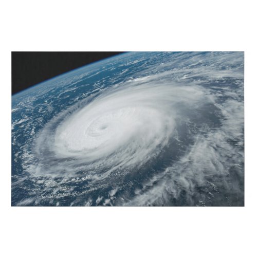 Typhoon Hinnamnor Faux Canvas Print