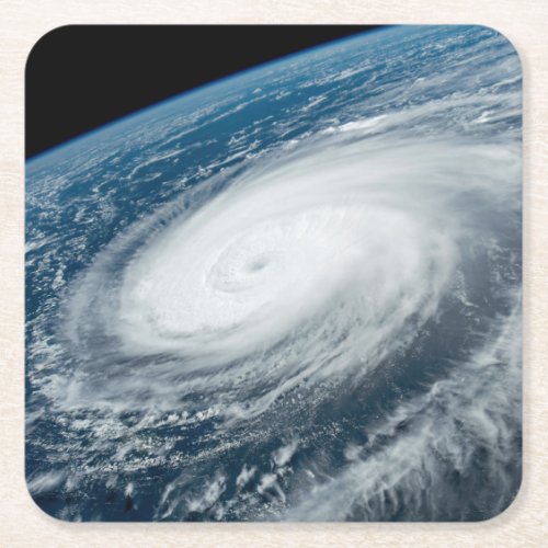 Typhoon Hinnamnor Square Paper Coaster