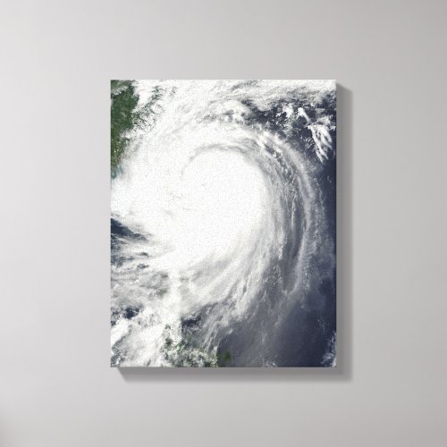 Typhoon Jangmi Canvas Print