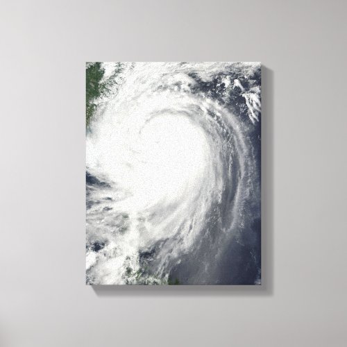 Typhoon Jangmi Canvas Print