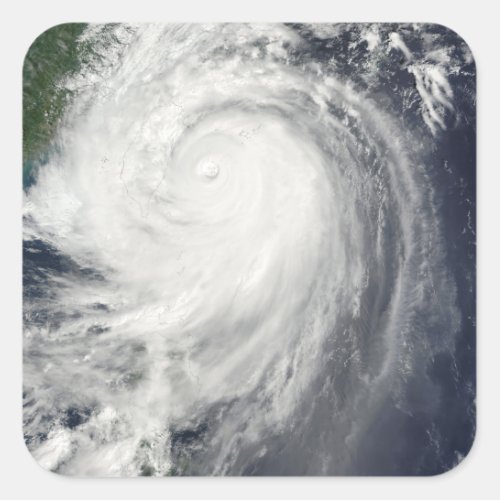 Typhoon Jangmi Square Sticker
