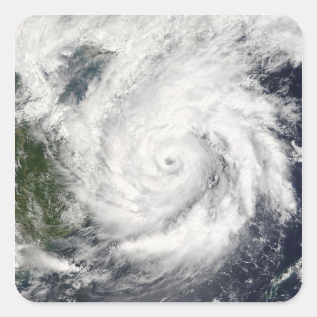 Typhoon Kai-Tak Square Sticker (Front)