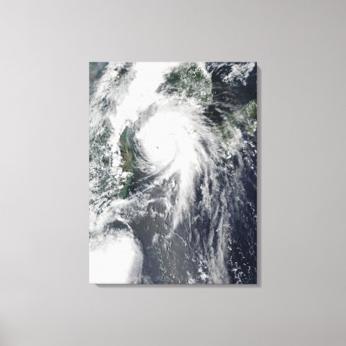 Typhoon Kompasu Canvas Print