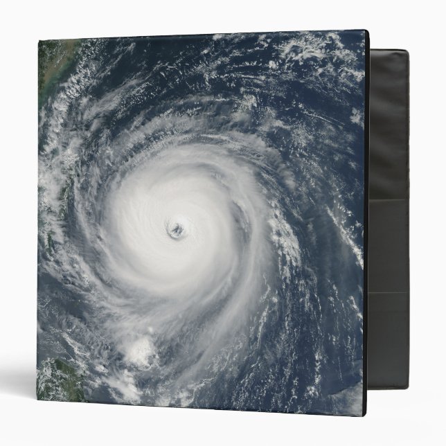 Typhoon Longwang  approaching Taiwan Binder (Front/Inside)