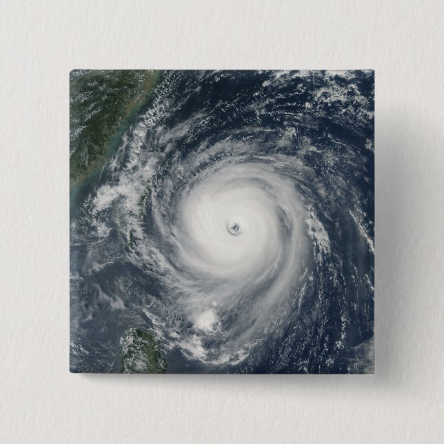Typhoon Longwang  approaching Taiwan Button (Front)
