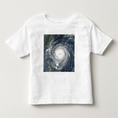 Typhoon Longwang  approaching Taiwan Toddler T_shirt