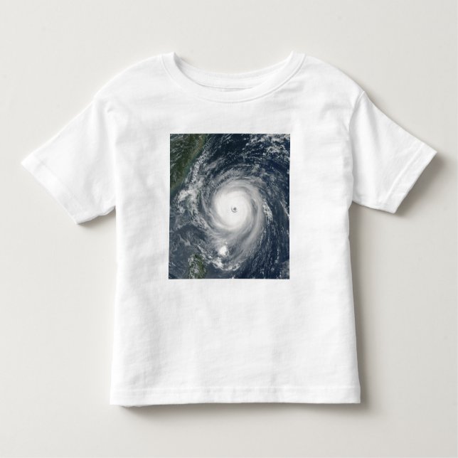 Typhoon Longwang  approaching Taiwan Toddler T-shirt (Front)