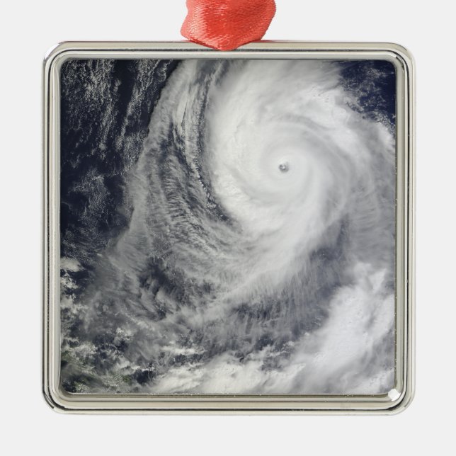 Typhoon Lupit 2 Metal Ornament (Front)