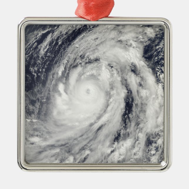 Typhoon Lupit Metal Ornament (Front)