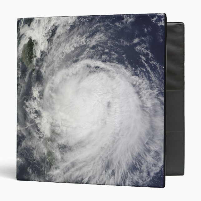 Typhoon Lupit off the Philippines 3 Ring Binder (Front/Inside)