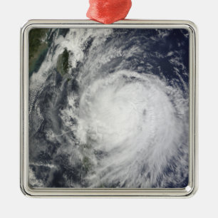 Typhoon Lupit off the Philippines Metal Ornament