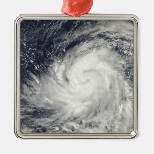 Typhoon Lupit over the western Pacific Ocean Metal Ornament