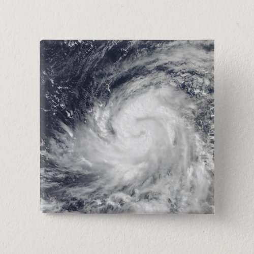 Typhoon Lupit over the western Pacific Ocean Pinback Button