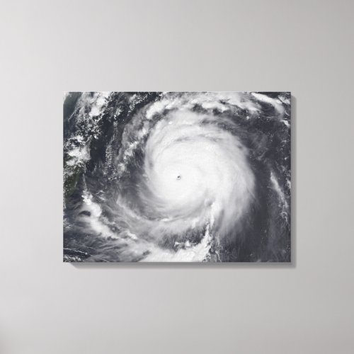 Typhoon Maemi in the Western Pacific Ocean Canvas Print