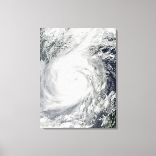 Typhoon Megi 4 Canvas Print