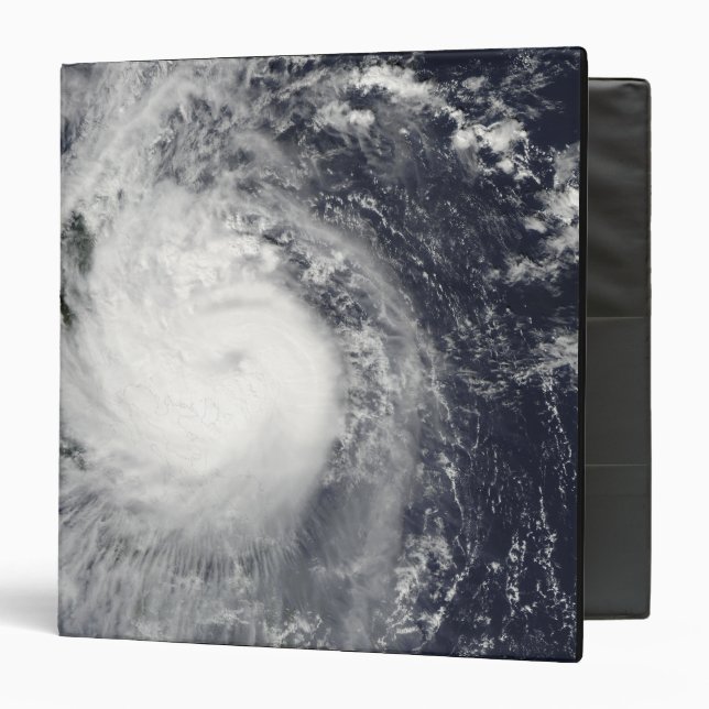 Typhoon Mirinae heading west 3 Ring Binder (Front/Inside)