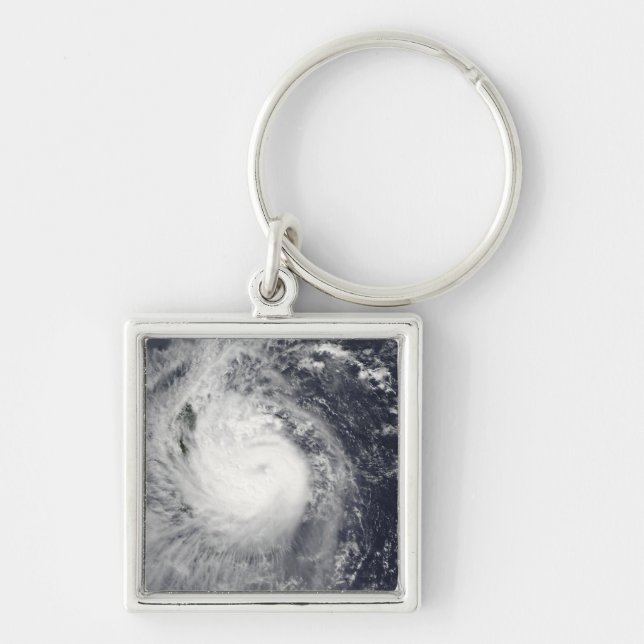 Typhoon Mirinae heading west Keychain (Front)