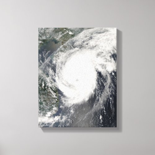 Typhoon Neoguri approaching China 2 Canvas Print