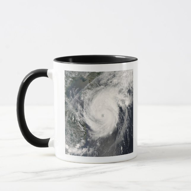 Typhoon Neoguri approaching China 2 Mug (Left)