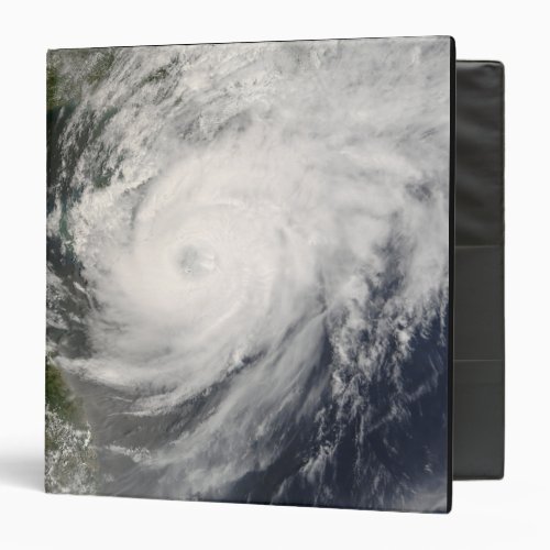 Typhoon Neoguri approaching China 3 Ring Binder