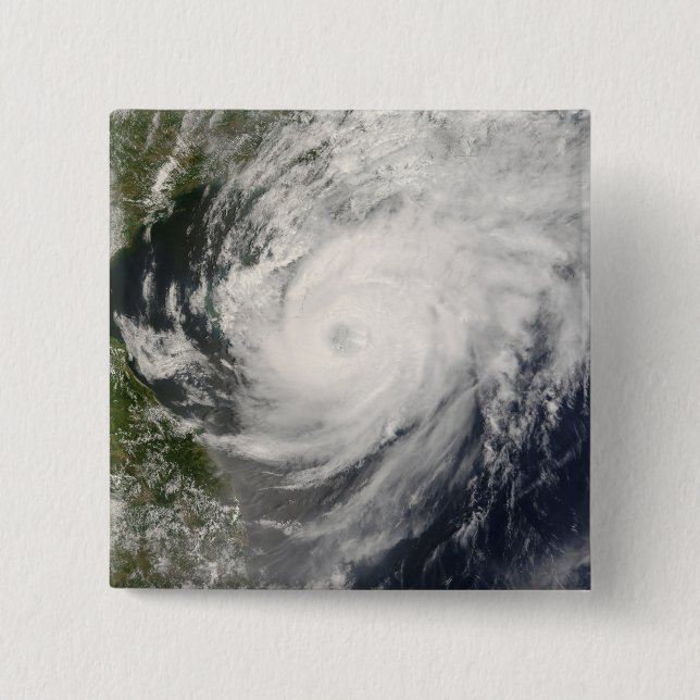 Typhoon Neoguri approaching China Pinback Button (Front)