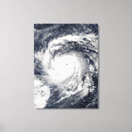 Typhoon Nida in the Pacific Ocean Canvas Print