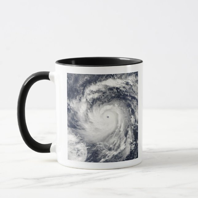 Typhoon Nida in the Pacific Ocean Mug (Left)