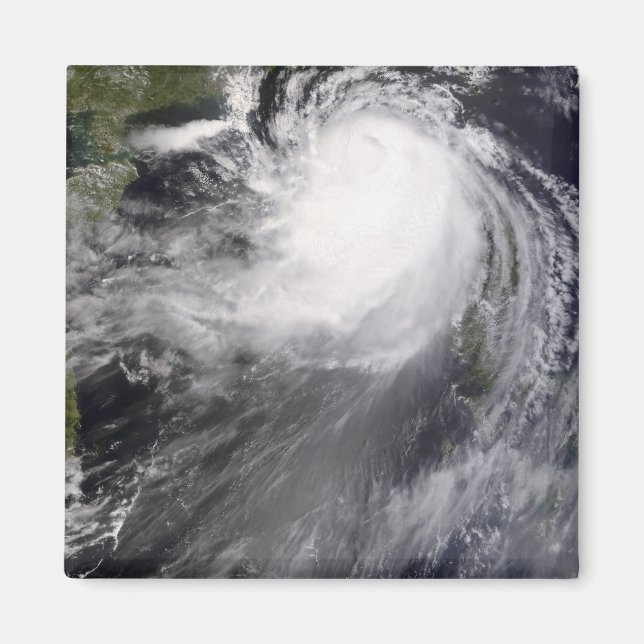 Typhoon Nuri approaching China Magnet (Front)
