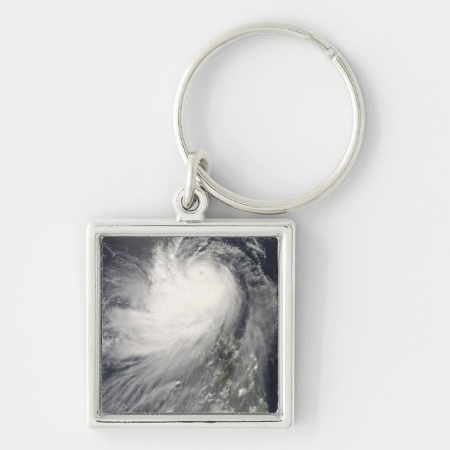 Typhoon Nuri over the Philippine Islands Keychain (Front)
