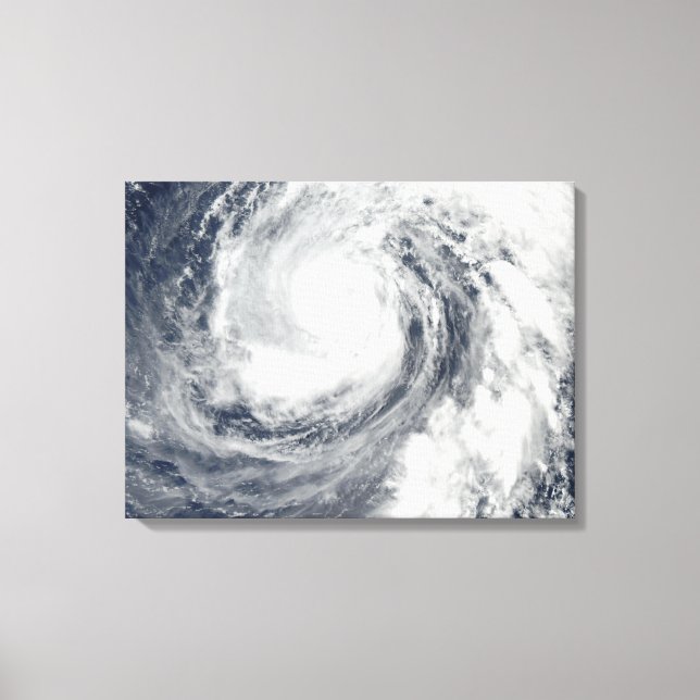 Typhoon Phanfone 2 Canvas Print (Front)