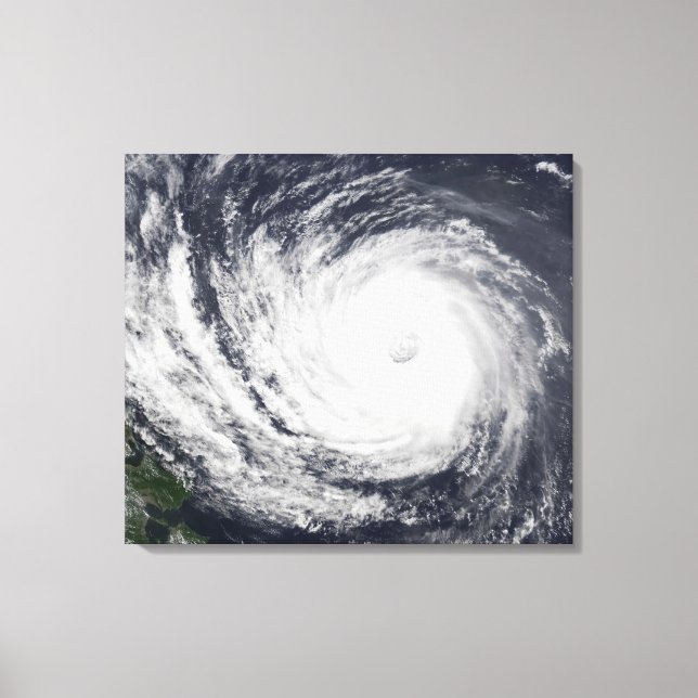 Typhoon Phanfone Canvas Print (Front)