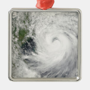 Typhoon Prapiroon Metal Ornament