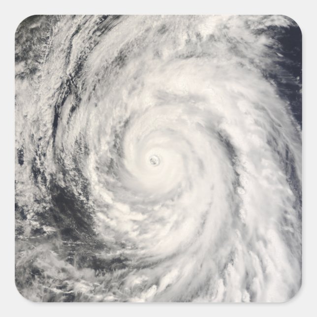 Typhoon Rammasun in the Philippine Sea Square Sticker (Front)