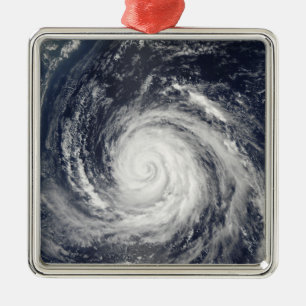 Typhoon Rusa Metal Ornament