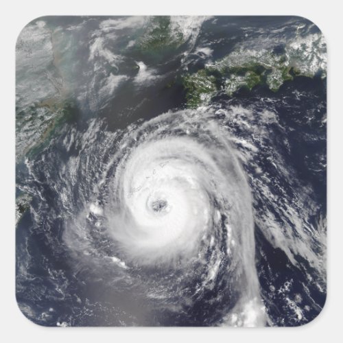 Typhoon Sinlaku 2 Square Sticker